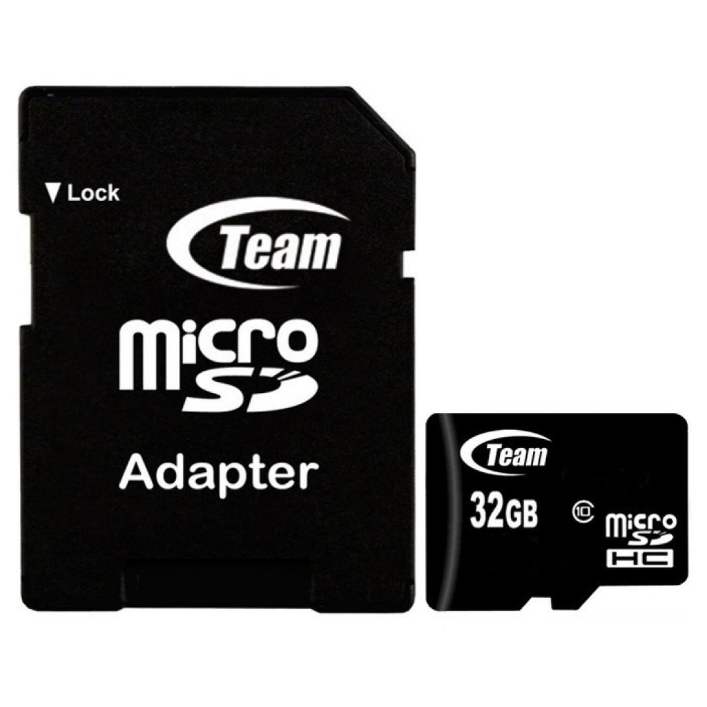Карта пам'яті Team 32Gb microSDHC class 10 (TUSDH32GCL1003) - зображення 1