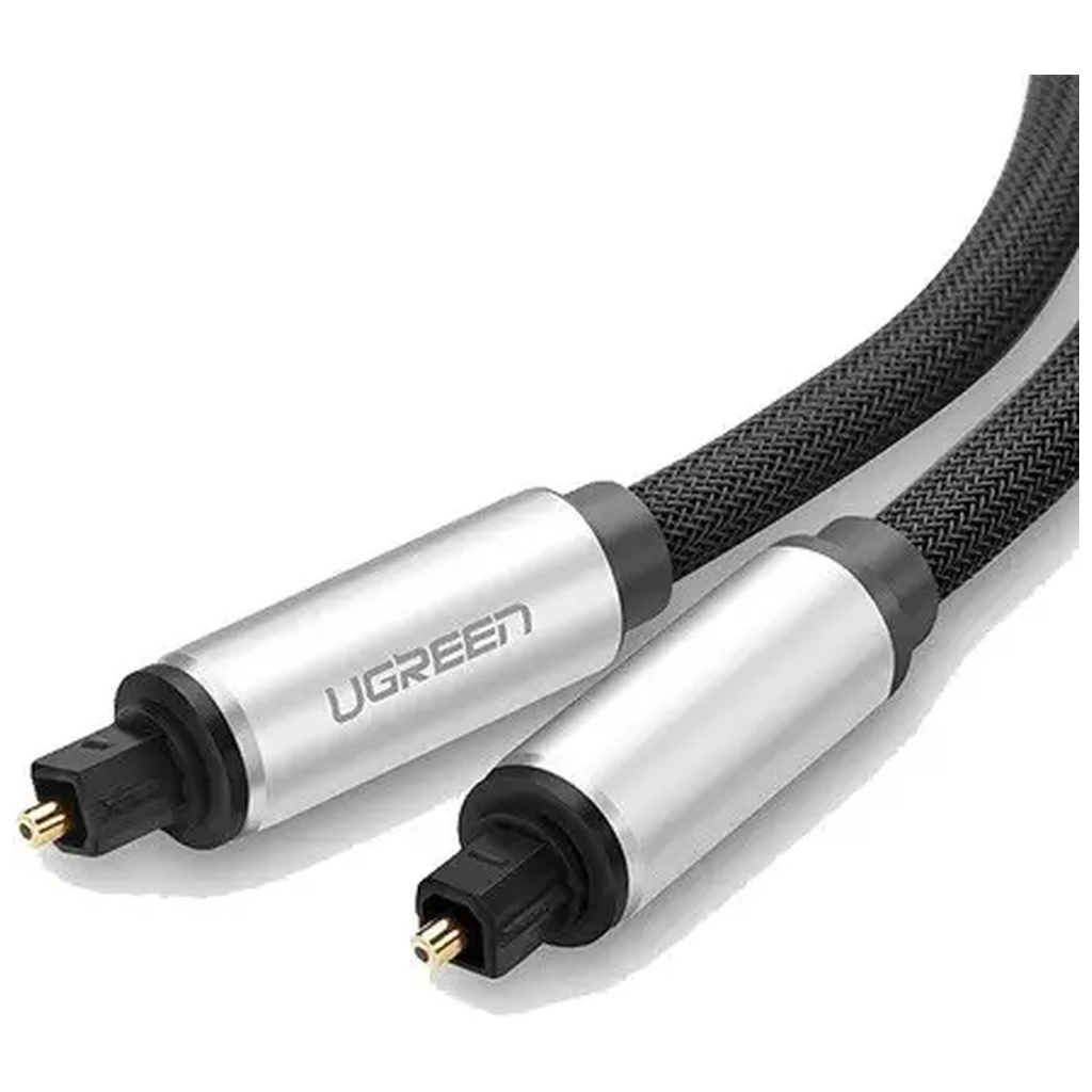 Кабель мультимедійний Optical Toslink 1.5m AV108 black Ugreen (10542) - picture 4