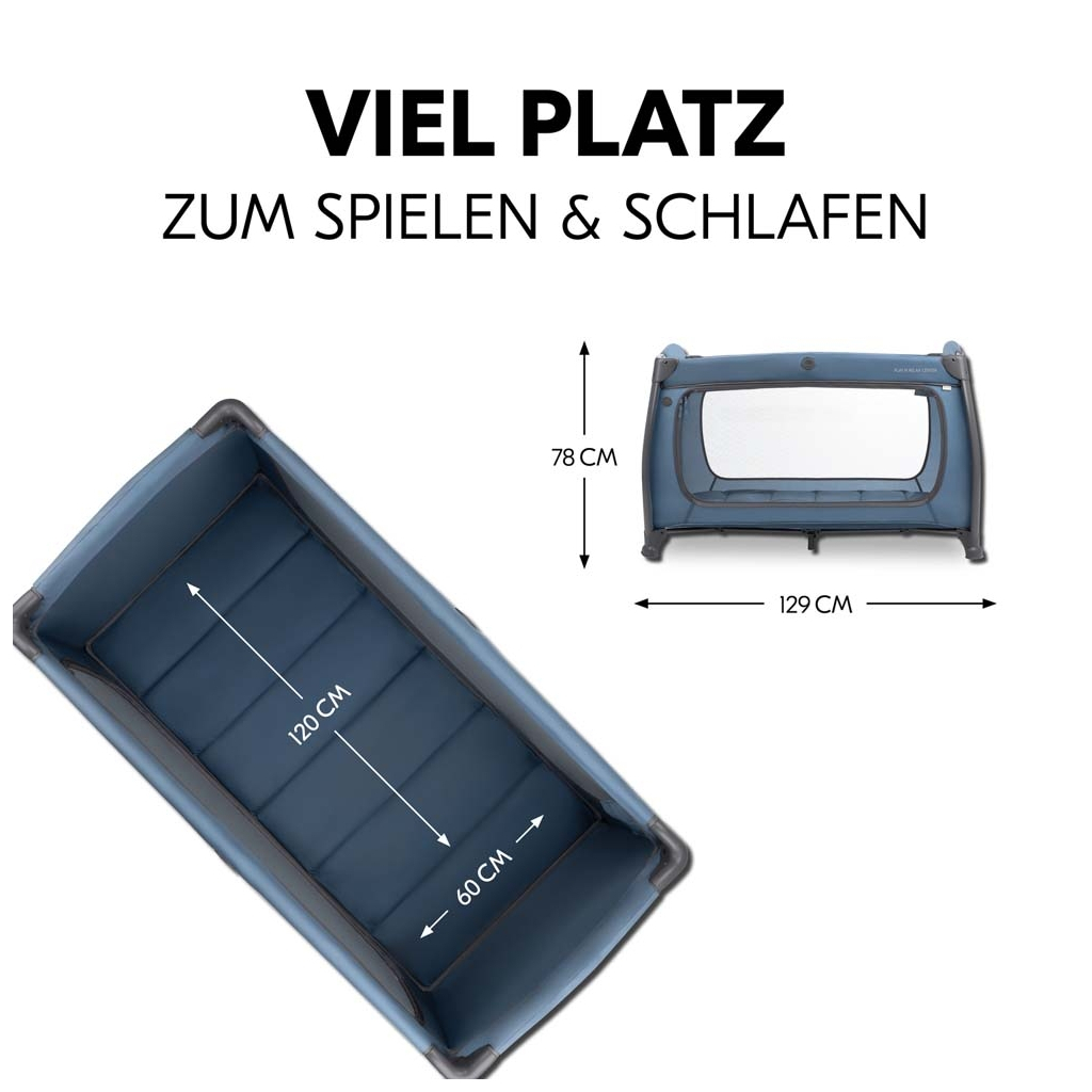 Дитячий манеж Hauck Play N Relax Dark Blue (60014-6) - зображення 8