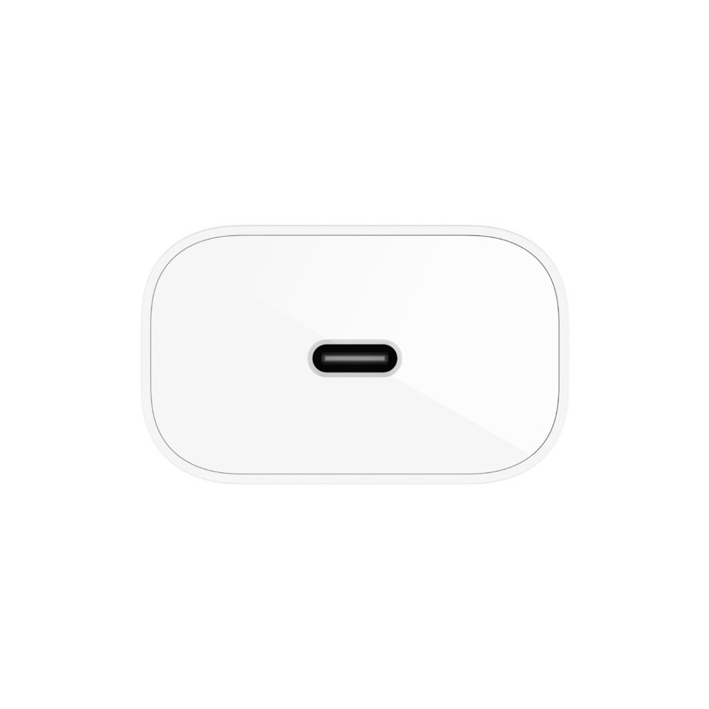 Зарядний пристрій Belkin Home Charger 25W Power PD PPS USB-C, white (WCA004VFWH) - зображення 3