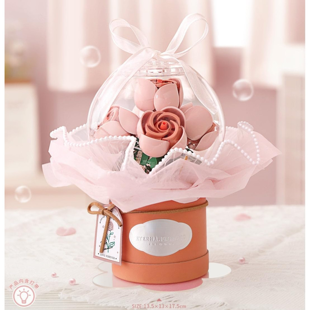 Конструктор LOZ mini Букет квітів у горщику (1298) - зображення 4