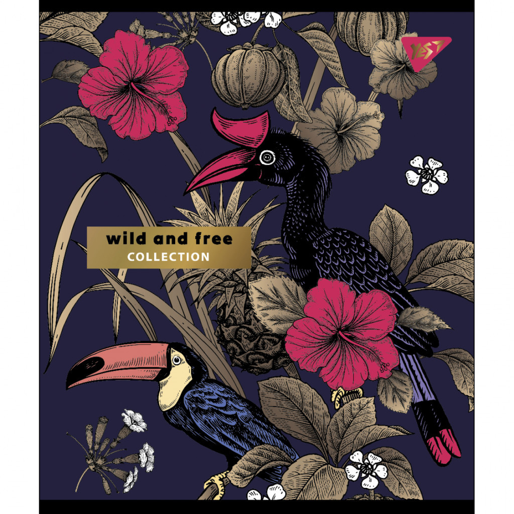 Зошит Yes А5 Wild and free 48 аркушів лінія (766891) - зображення 5