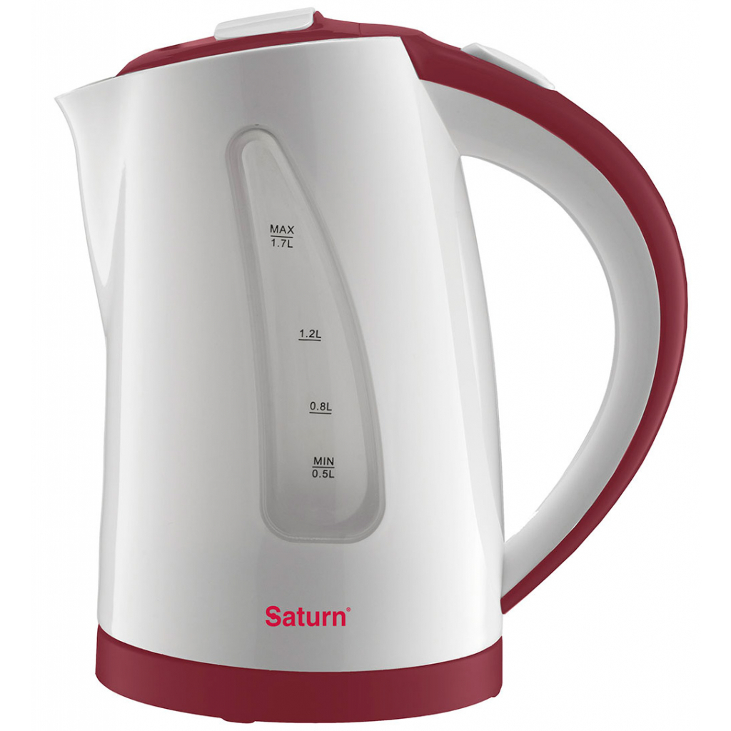 Електрочайник Saturn ST-EK8425white with burgu - зображення 1