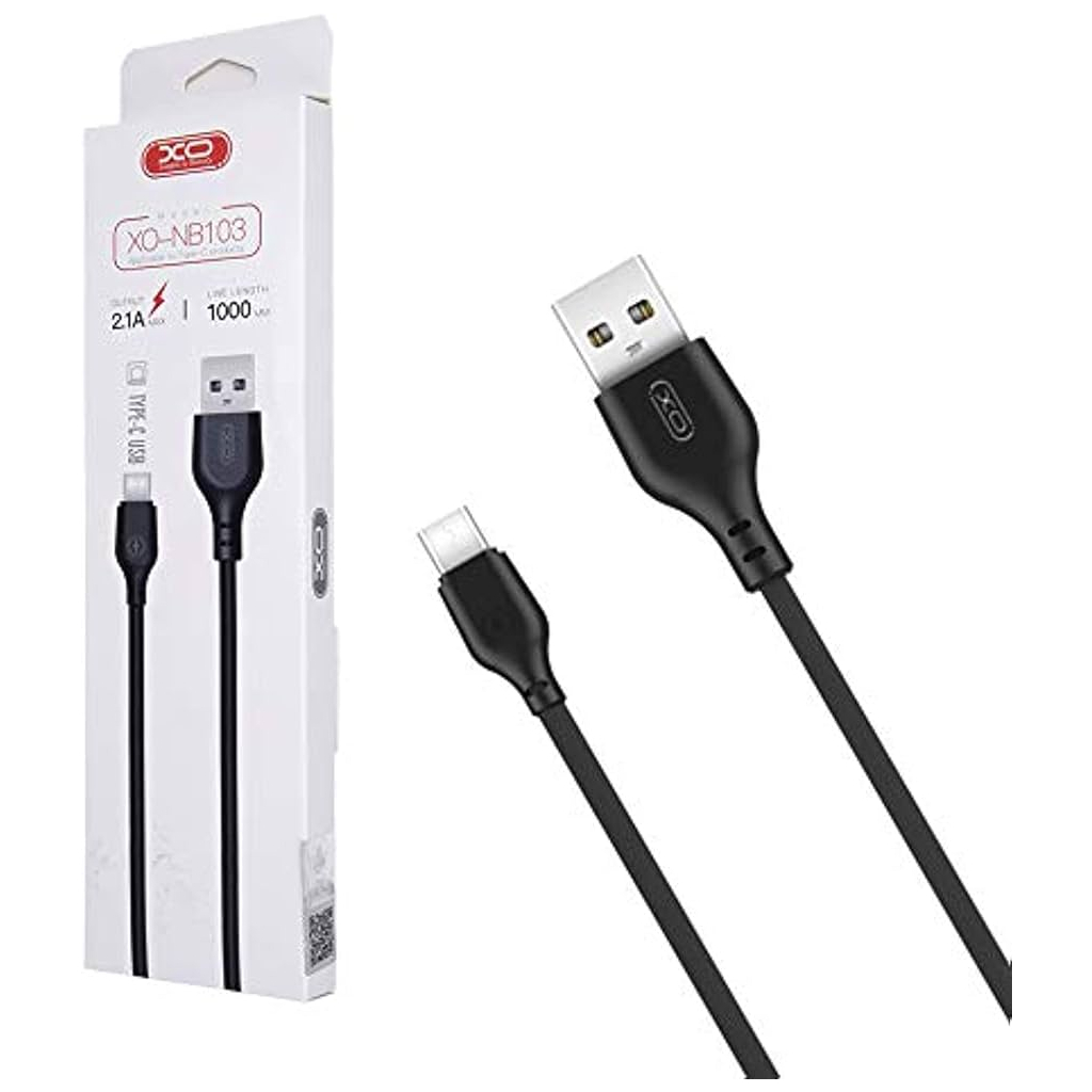 Дата кабель USB 2.0 AM to USB-C 2.0m 2.1A black XO (XO-NB103-TC-2-BK) - зображення 3