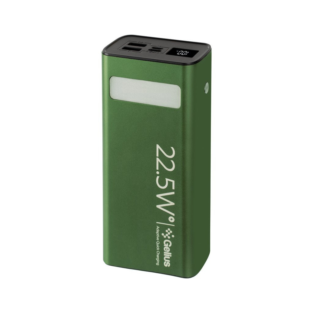 Батарея універсальна Gelius Lightstone GP-PB300 30000mAh QC+PD (22.5W) Green (00000090465) - зображення 1