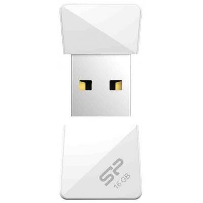 USB флеш накопичувач Silicon Power 16Gb Touch T08 White USB 2.0 (SP016GBUF2T08V1W) - зображення 3