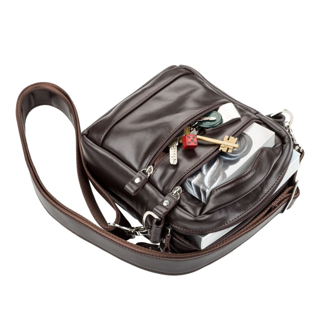 Сумка Shvigel Шкіряна Коричнева (11125) - зображення 5