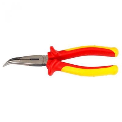 Плоскогубці Stanley MaxSteel VDE 1000V электрика, изог.губки L=200мм (0-84-008) - зображення 2