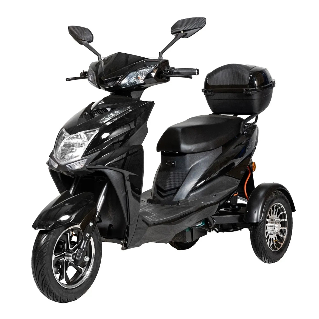 Електроскутер Atlas Falcon Trike Box 1500W Black (4014) - зображення 1
