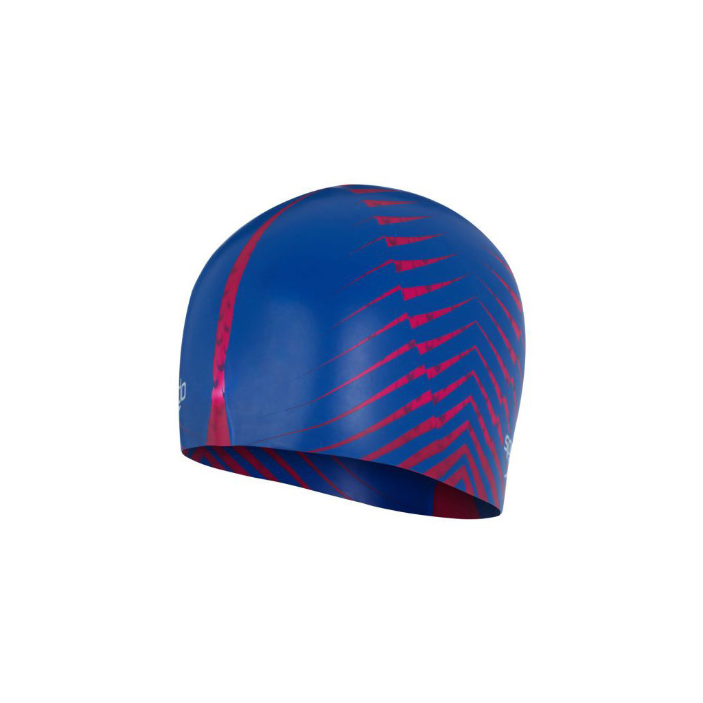 Шапка для плавання Speedo Rev Moud Silc Cap AU червоний, синій 8-09337H188 OSFM (5053744739496) - зображення 1