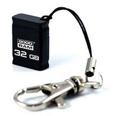 USB флеш накопичувач Goodram 32GB Piccolo Black USB 2.0 (UPI2-0320K0R11) - зображення 3