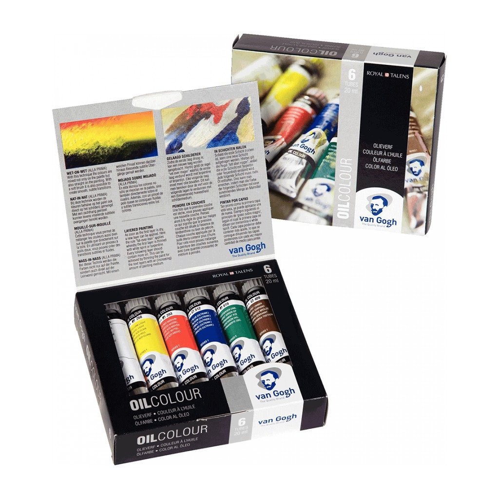 Олійні фарби Royal Talens Van Gogh Starter set 6 кольорів 20 мл (8712079231392) - зображення 2