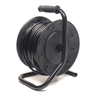 Мережевий подовжувач PowerPlant на катушке 25 м, 4 розетки (JY-2002/25) (PPRA10M250S4) - зображення 3