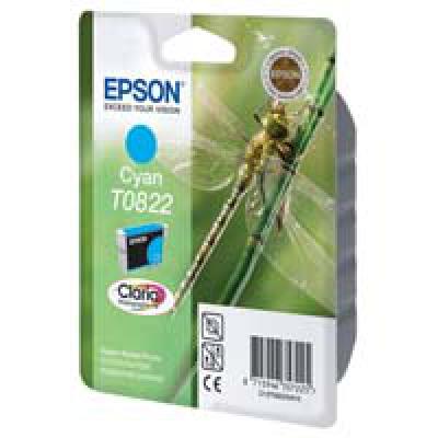 Картридж Epson R270/290 RX590/610/690 Cyan (C13T08224A/C13T11224A10) - изображение 1