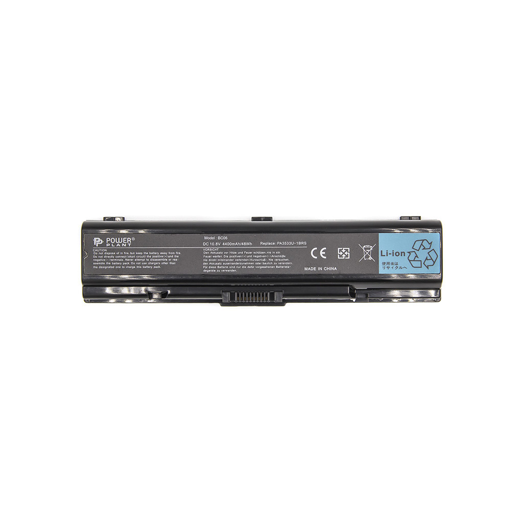 Акумулятор до ноутбука PowerPlant TOSHIBA Satellite A200 (PA3534U-1BRS, TA3533LH) 10.8V 4400mAh (NB510054) - зображення 3