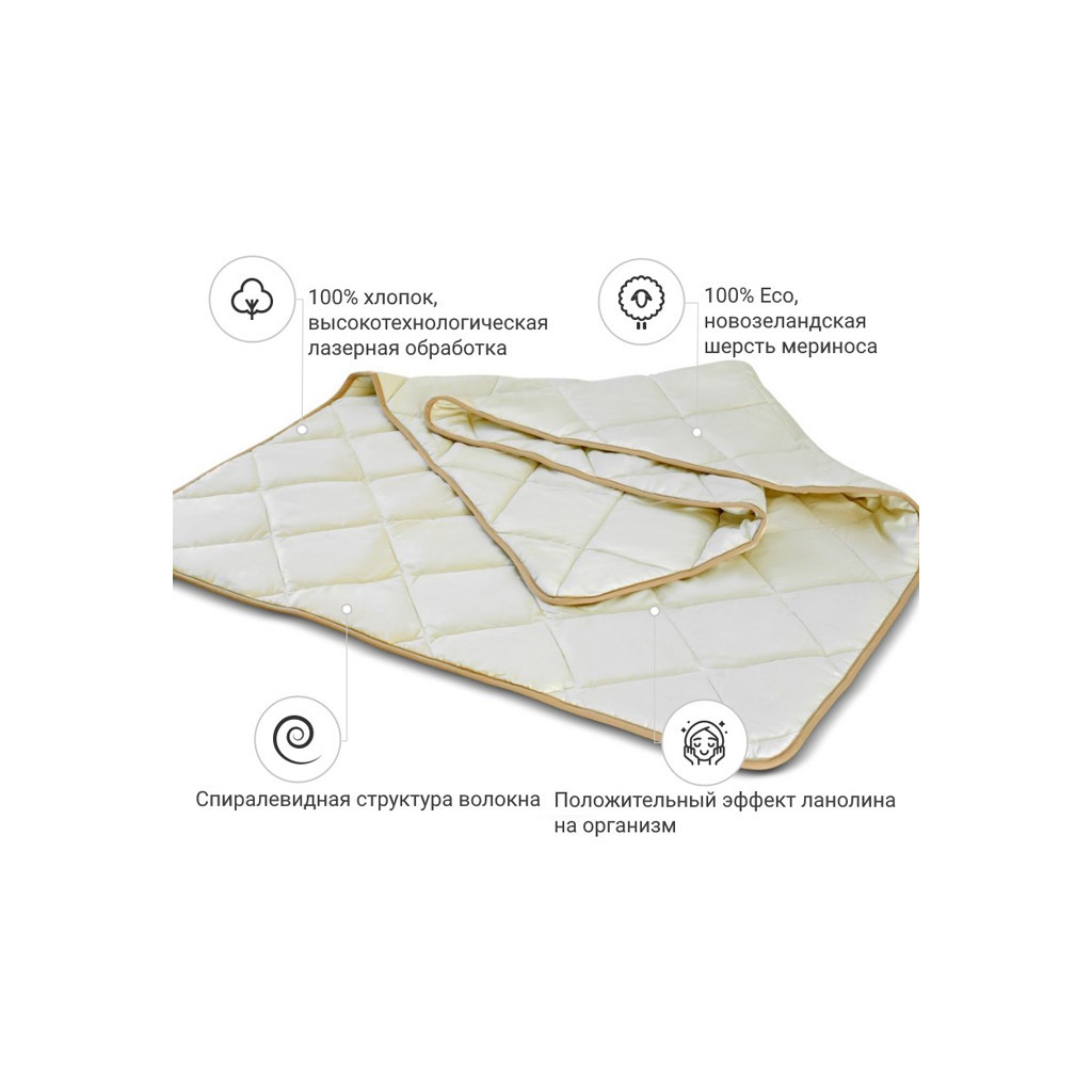 Ковдра MirSon вовняна Carmela 0333 літо 220x240 см (2200000143884) - зображення 2