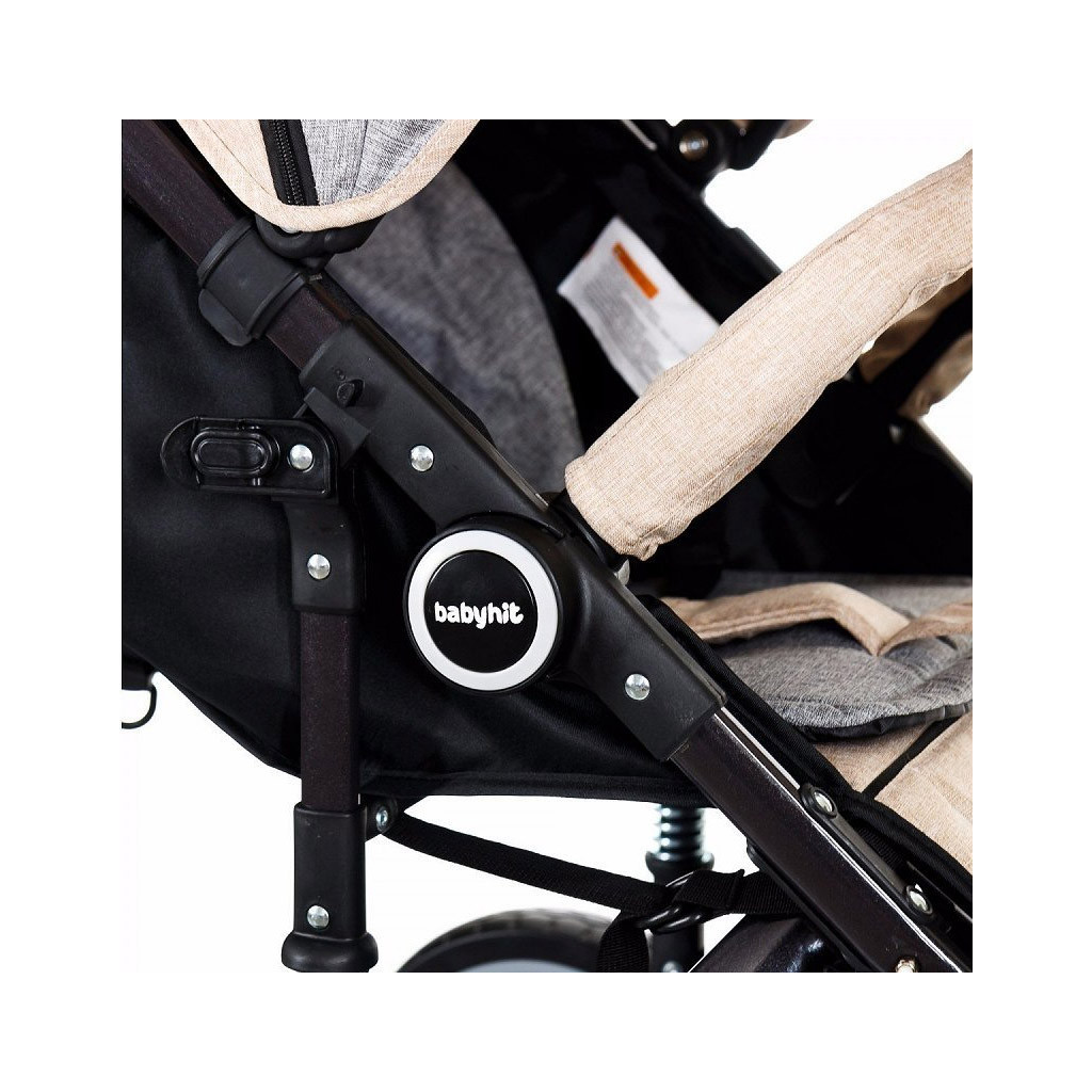 Коляска BabyHit Turbo Grey (71235) - зображення 9