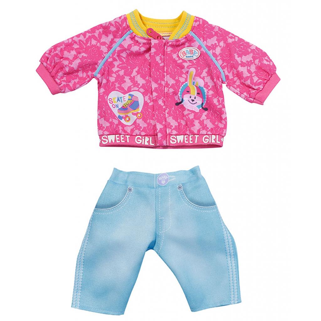 Аксесуар до ляльки Zapf Набір одягу Baby Born Кежуал сестрички Рожевий (828212-1) - зображення 1