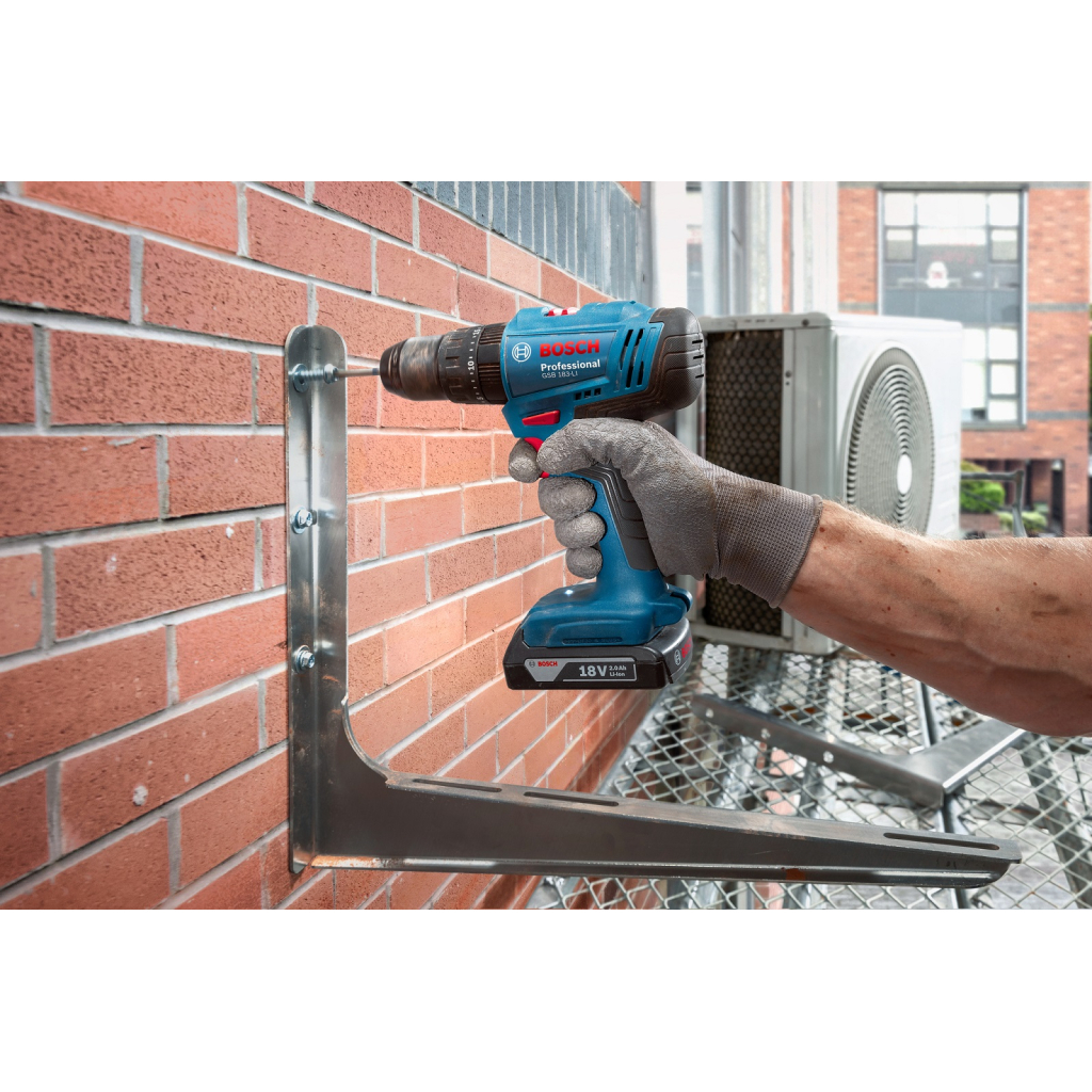 Шуруповерт Bosch GSB 183-LI 18V, 2х2Ah, 21-56Нм, 374-1815 об/хв, кейс, 1.2кг (0.601.9K9.100) - зображення 12