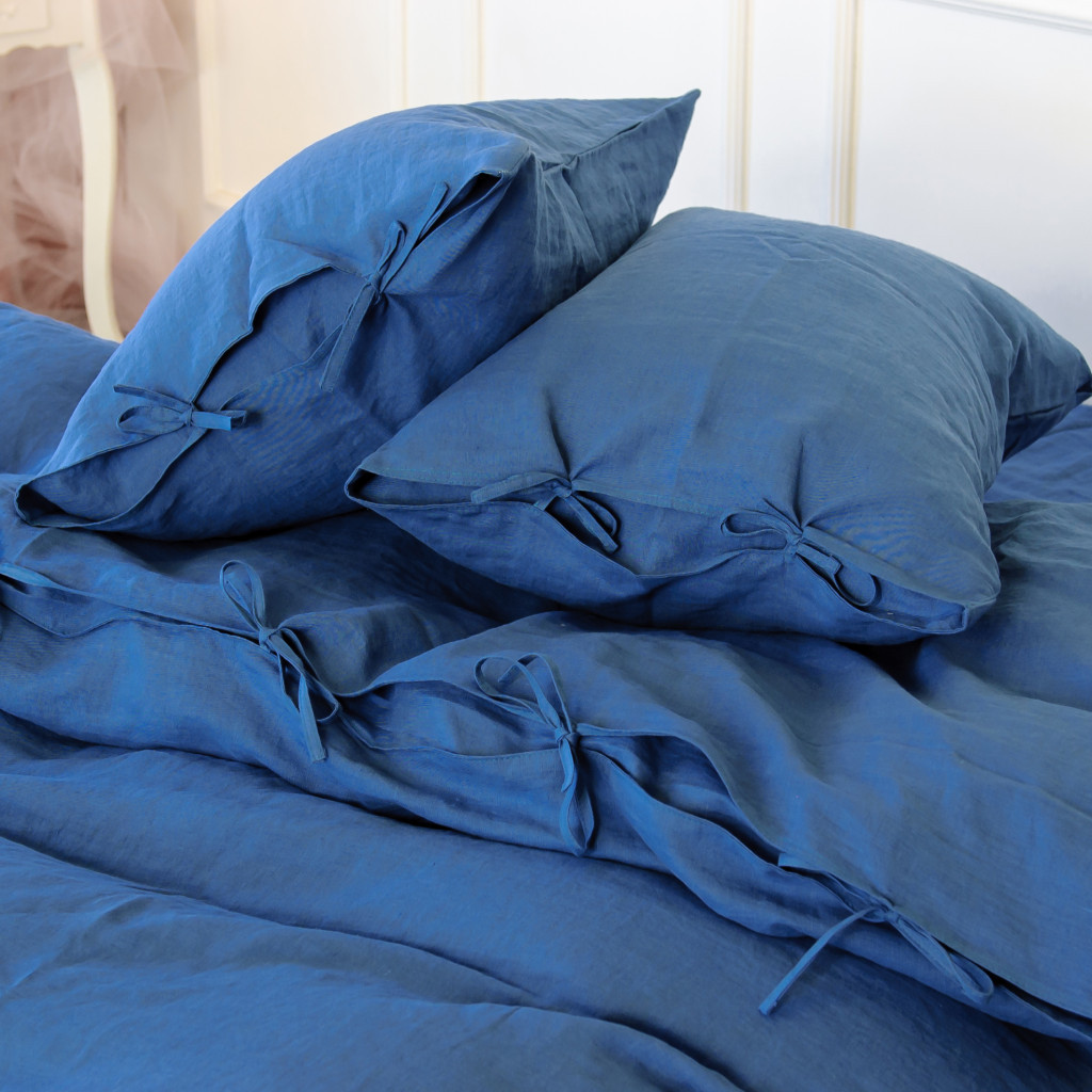 Постільна білизна MirSon Льон Bluebottle 2х160х220 (2200005371541) - изображение 4