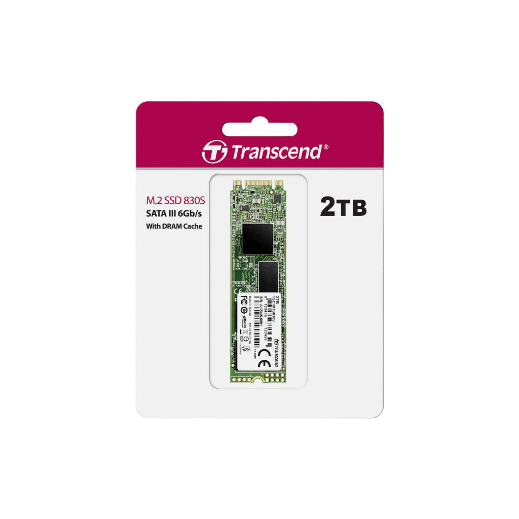 Накопичувач SSD M.2 2280 2TB Transcend (TS2TMTS830S) - зображення 2