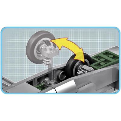Конструктор Cobi Друга Світова Війна Літак Локхід П-38 «Лайтнінг», 395 деталей (COBI-5539) - зображення 5