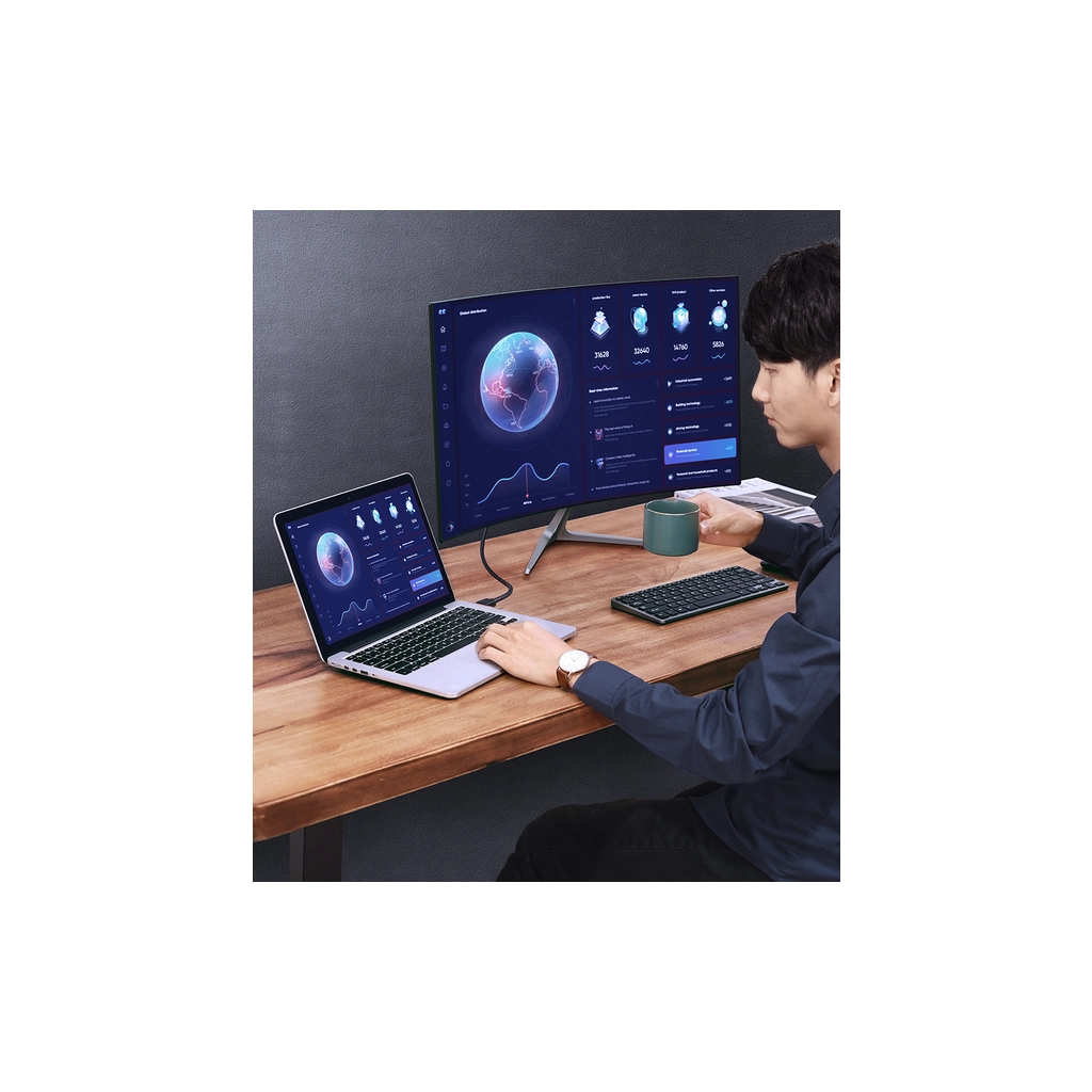 Кабель мультимедійний HDMI M to DVI M 2.0m HD106 black UGREEN (10135) - зображення 5