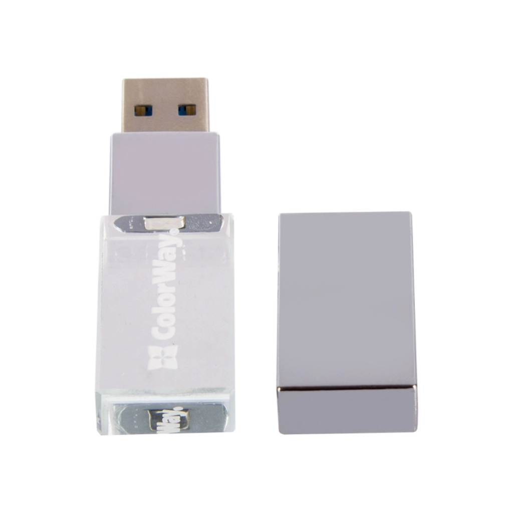 USB флеш накопичувач ColorWay 64GB ColorWay Crystal USB 3.0 (CW-USBCL64) - изображение 5