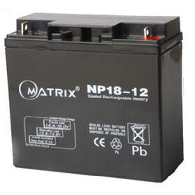 Батарея до ДБЖ Matrix 12V 18AH (NP18-12) - зображення 1