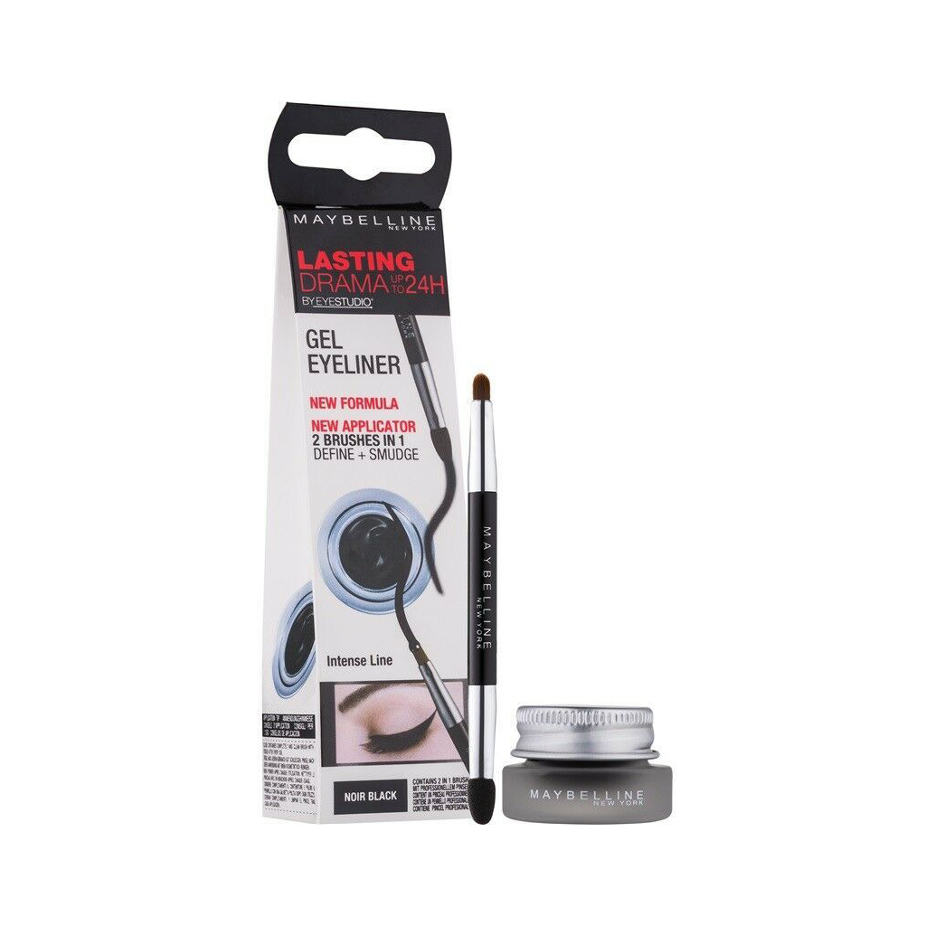 Підводка для очей Maybelline New York Lasting Drama 24H Gel Eyeliner Noir Black 4.5 г (3600530588039) - зображення 1