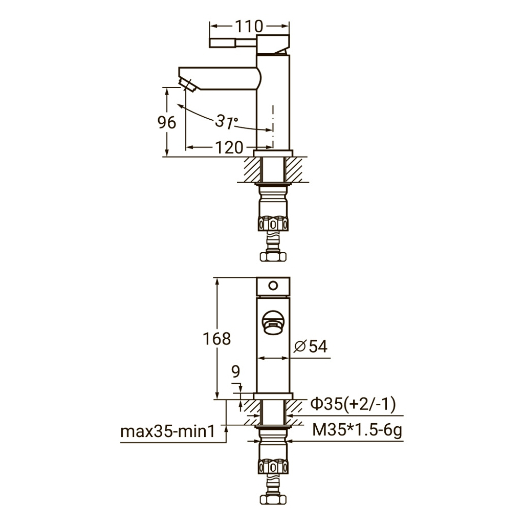 Змішувач AQUATICA KT-1A170P - зображення 4