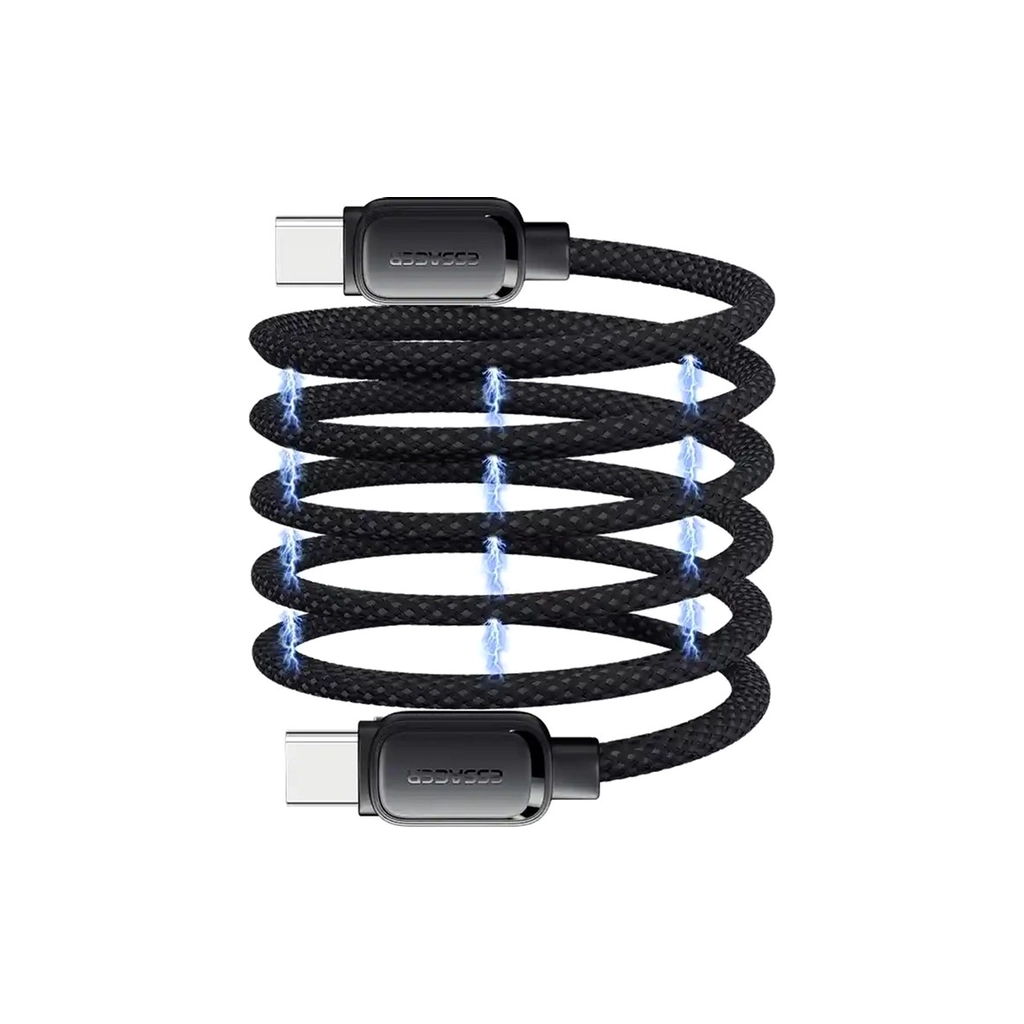 Дата кабель USB-C to USB-C 1.0m 100W black Essager (EXCTT1-TD01-P) - изображение 6