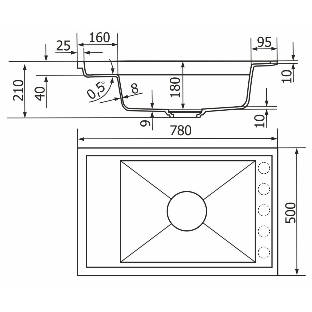 Мийка кухонна GRANADO Estella terra (gr3303) - зображення 7