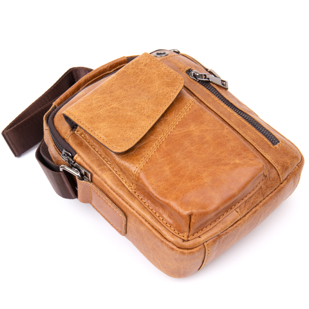 Сумка Vintage З отвором для навушників Руда (20416) - зображення 5