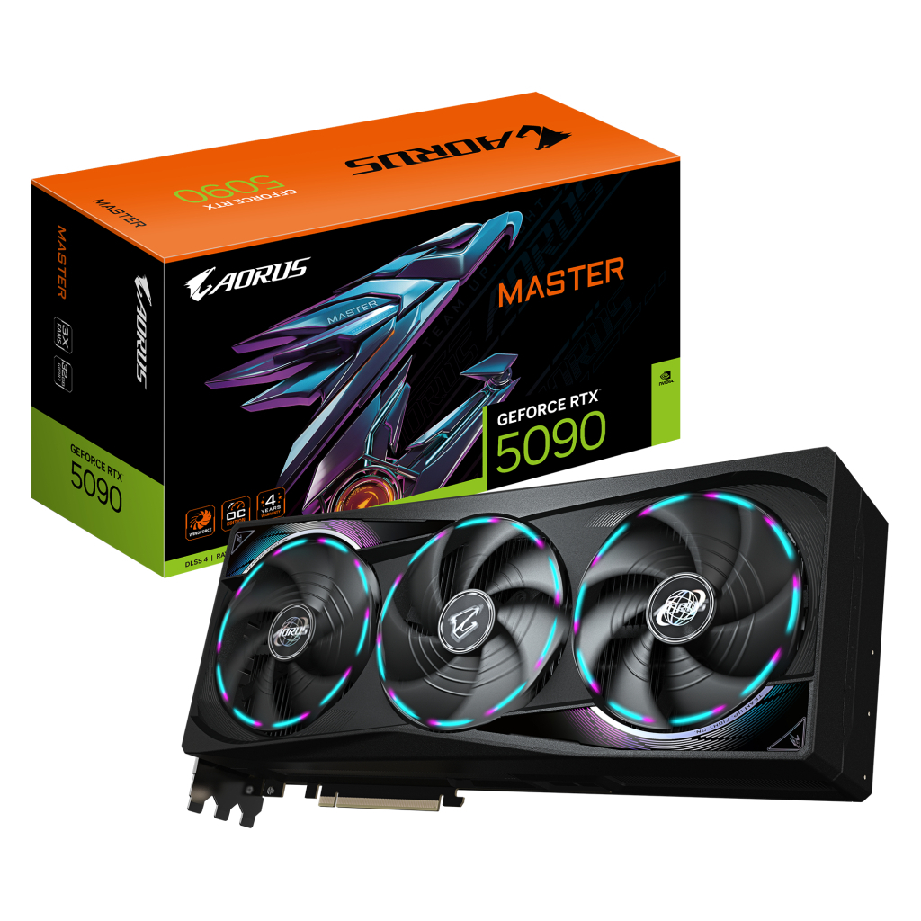 Відеокарта GIGABYTE GeForce RTX5090 32GB MASTER (GV-N5090AORUS M-32GD) - зображення 10