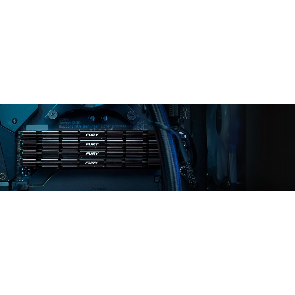 Модуль пам'яті для комп'ютера DDR4 32GB (2x16GB) 4266 MHz Renegade Kingston Fury (ex.HyperX) (KF442C19RB12K2/32) - изображение 6