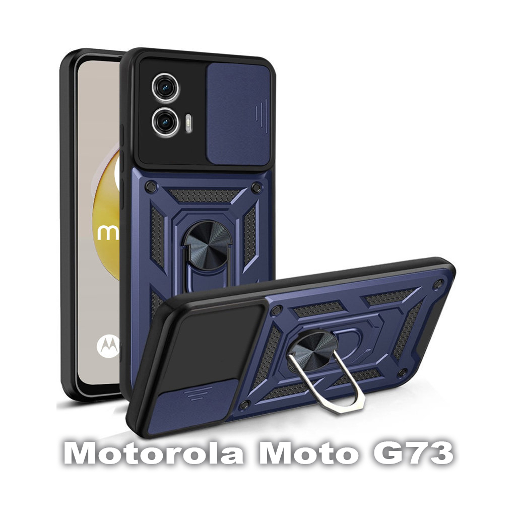 Чохол до мобільного телефона BeCover Military Motorola Moto G73 Blue (709983) - зображення 1