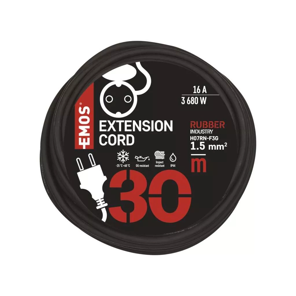 Мережевий подовжувач EMOS P01830 - зображення 3