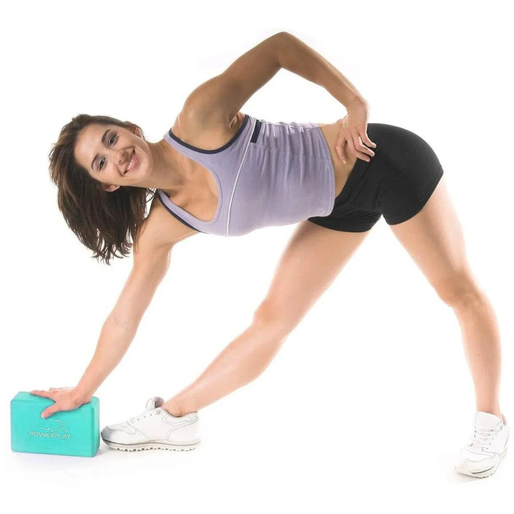 Блок для йоги PowerPlay 4006 Yoga Brick М'ятний (PP_4006_Mint_Yoga_Brick) - зображення 10
