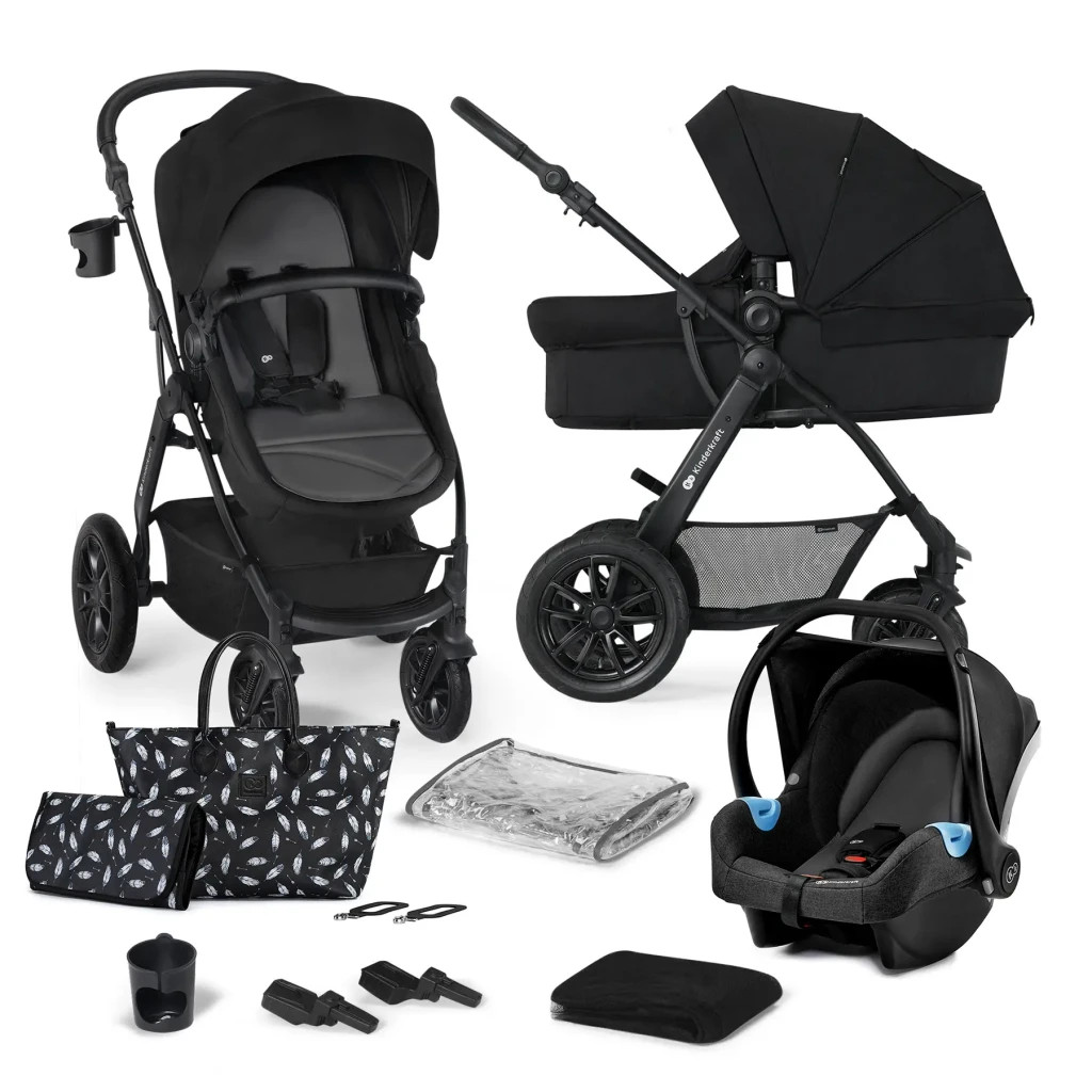 Коляска Kinderkraft 3 в 1 Xmoov CT Black (KSXMOV00BLK3000) (5902533920914) - зображення 1