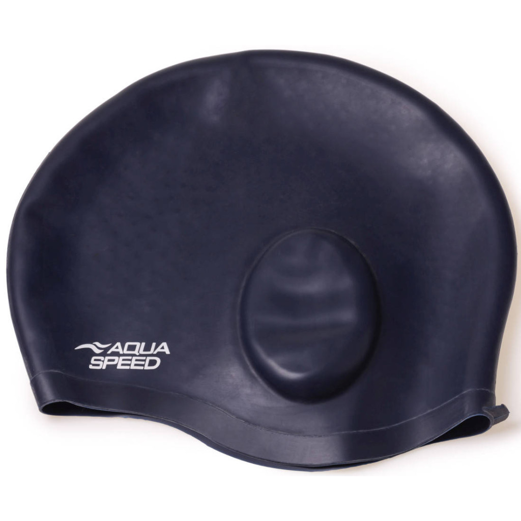 Шапка для плавання Aqua Speed Ear Cap Comfort 9895 289-22 темно-синій OSFM (5908217698957) - зображення 1