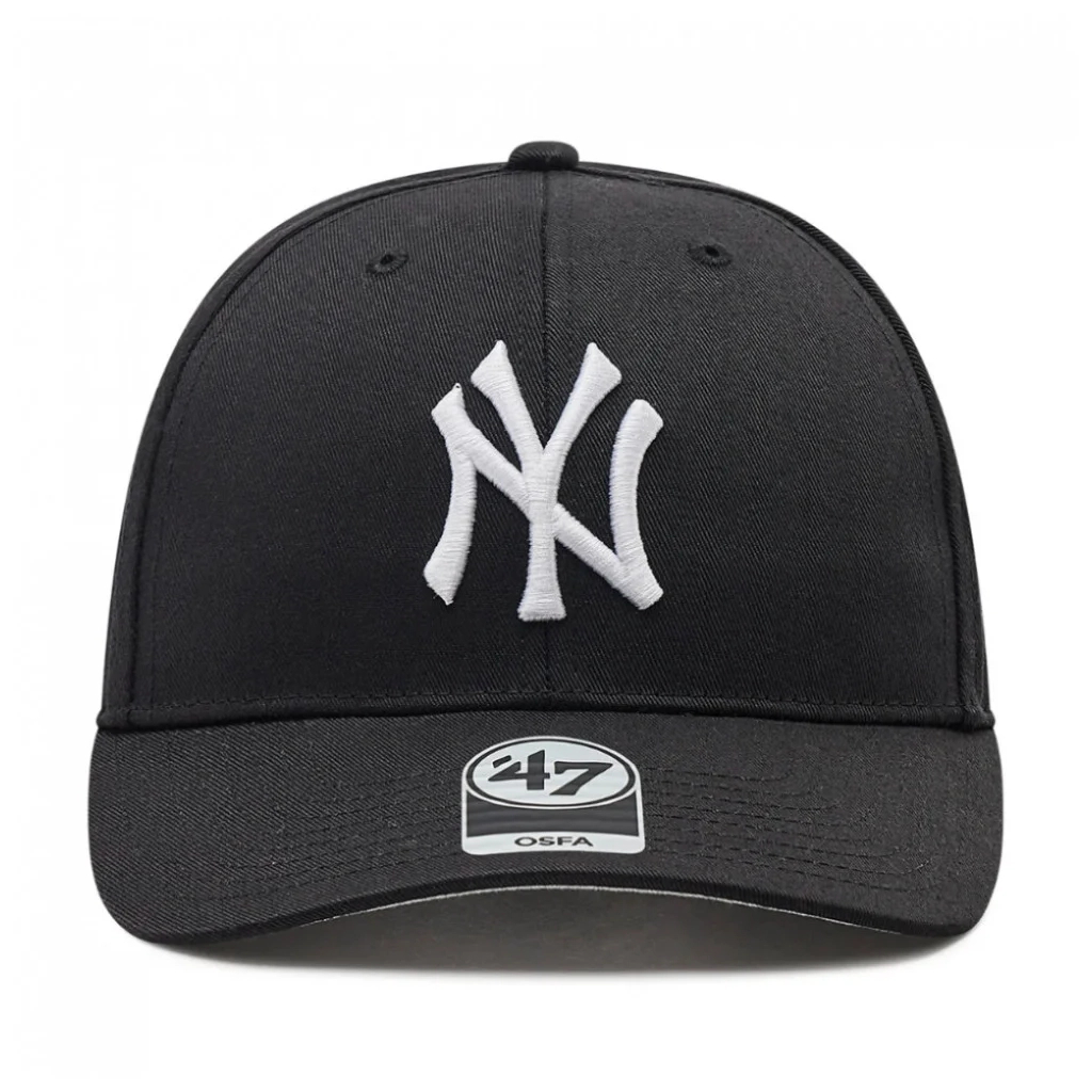 Кепка 47 Brand New York Yankees Raised Basic B-RAC17CTP-BK чорний, сірий (193234074869) - зображення 2