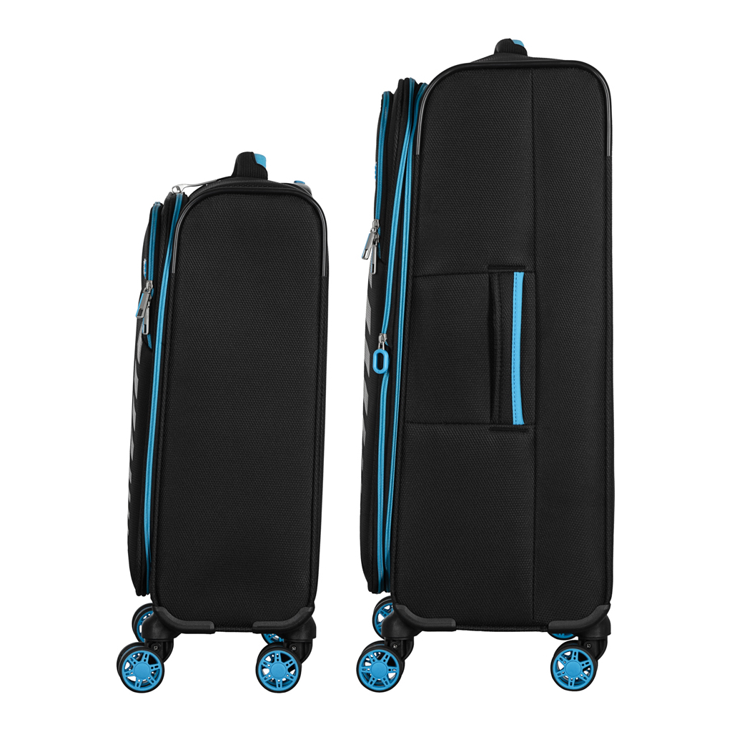 Набір валіз 2E Trek (M+S), чорні (2E-SPE-TREK-SET4-BK) - зображення 6