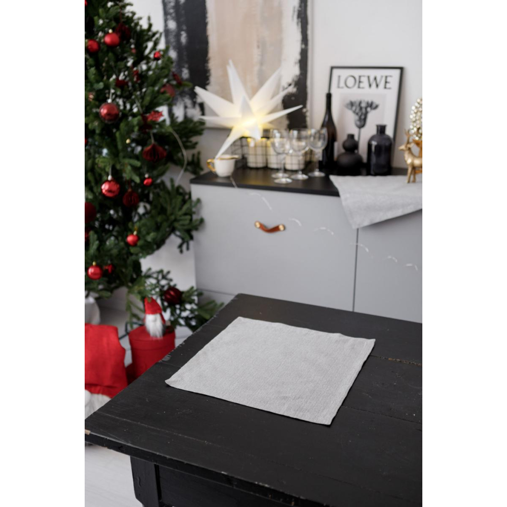 Серветка на стіл Прованс Перлина Silver 40х40 см (037584) - зображення 2