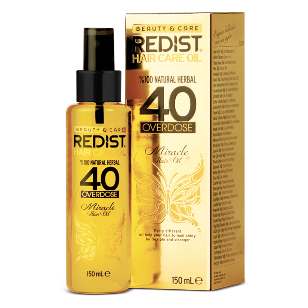Олія для волосся Redist Professional Hair Care Oil 40 Overdose 150 мл (8697926006593) - зображення 1