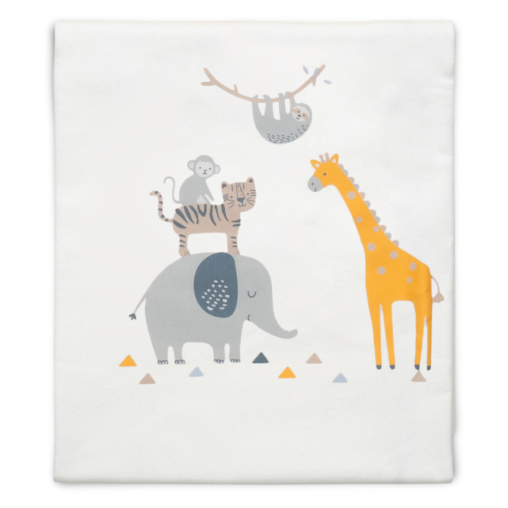 Плед Bibaby зі звірятками (64621-cream) - зображення 1