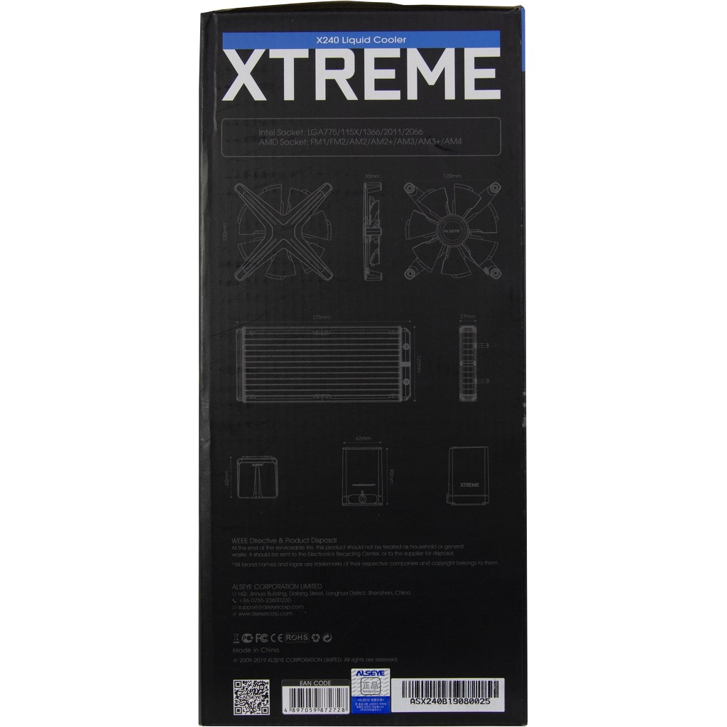 Система рідинного охолодження Alseye X240 (AS.02.03.0005) - зображення 11