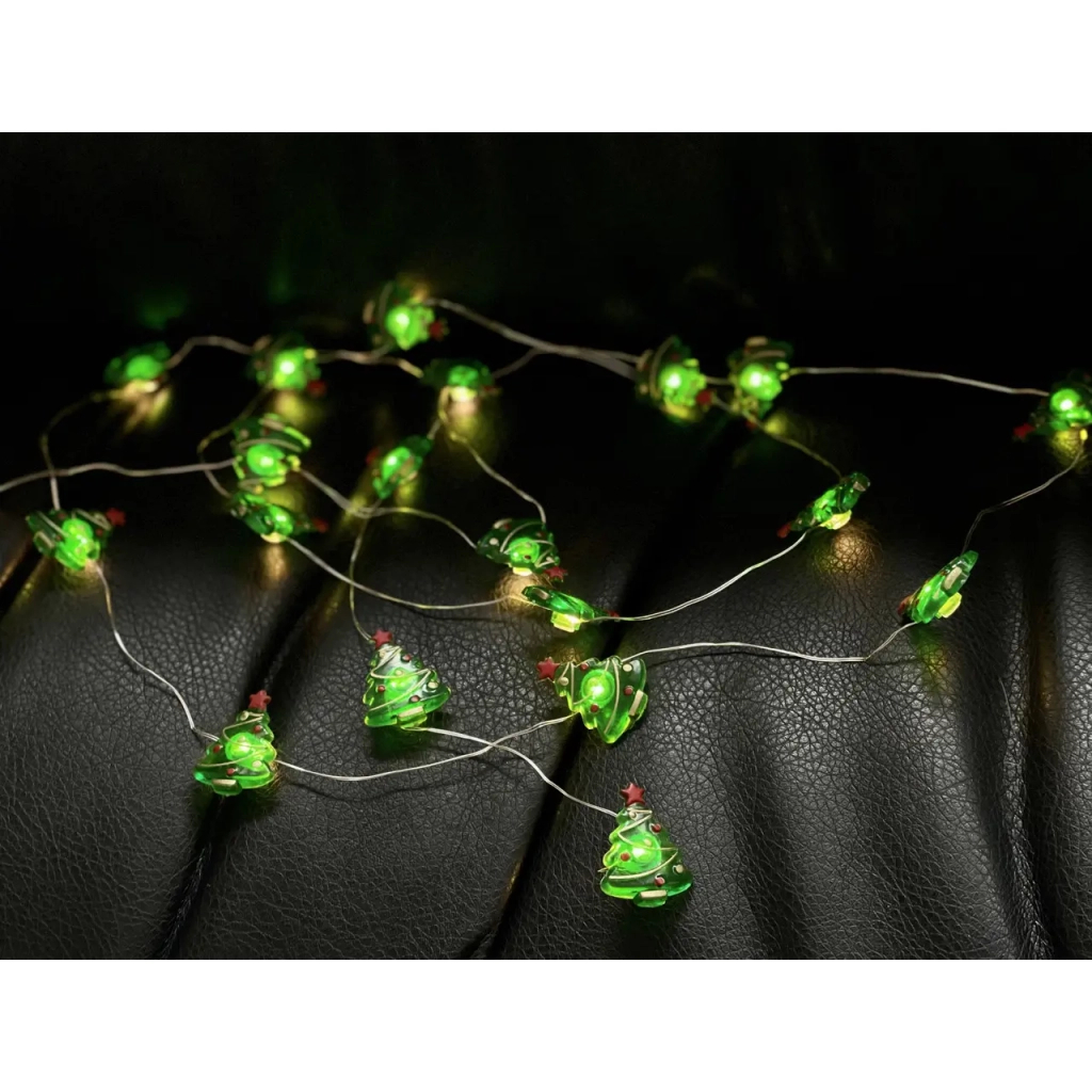 Гірлянда Chomik Ялинка струна 2,2 м, 20 LED теплий білий, 2АА (5900779854192) - зображення 5