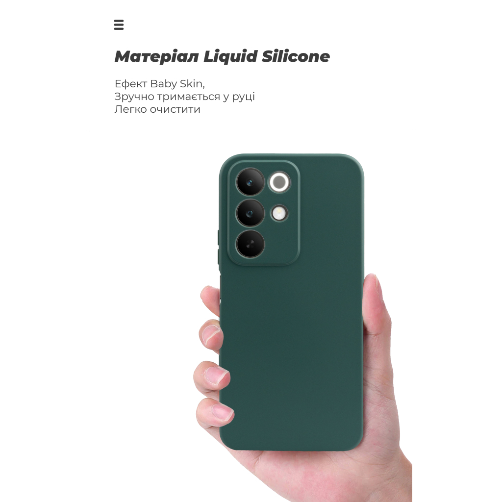Чохол до мобільного телефона Armorstandart ICON Realme C85 4G Camera cover Dark Green (ARM90033) - зображення 7