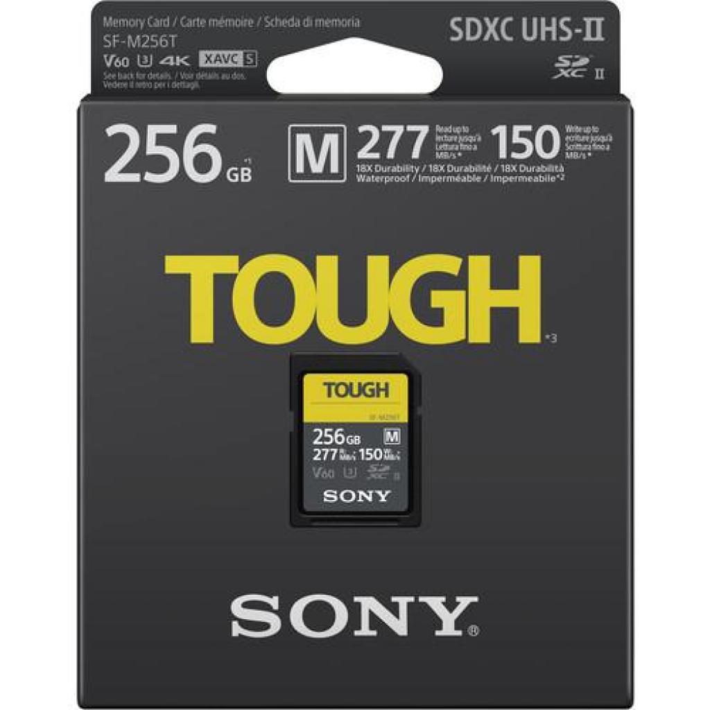 Карта пам'яті Sony 256GB SDXC class10 UHS-II U3 V60 Tough (SFM256T.SYM) - зображення 2